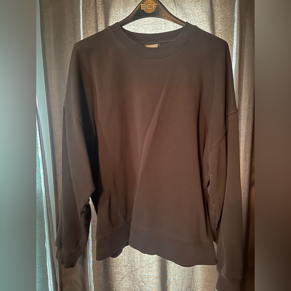 Zara Mens Grey Crewneck Sweatshirt